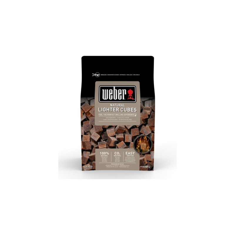 Weber Anzündwürfel braun(ökologisch, 48 Stück)
