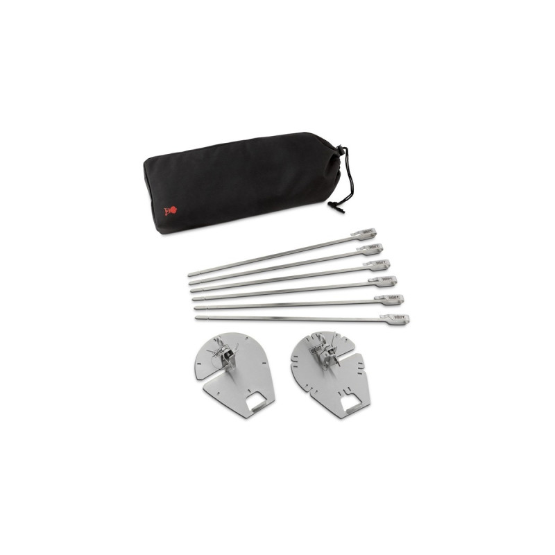 Weber CRAFTED Spieße-Set 7685 für Drehspieße​(edelstahl)