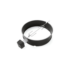 Weber Drehspieß 7494 für Holzkohlegrills mit Ø 57cm, Grillspieß(schwarz/silber)