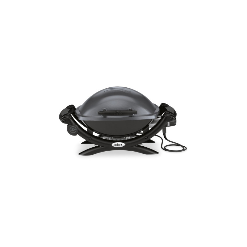 Weber Elektrogrill Q 1400, Dark Grey(schwarz/grau, 2.200 Watt)