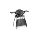 Weber Elektrogrill Q 1400 mit Stand, Dark Grey(schwarz/grau, 2.200 Watt, mit Seitentischen)