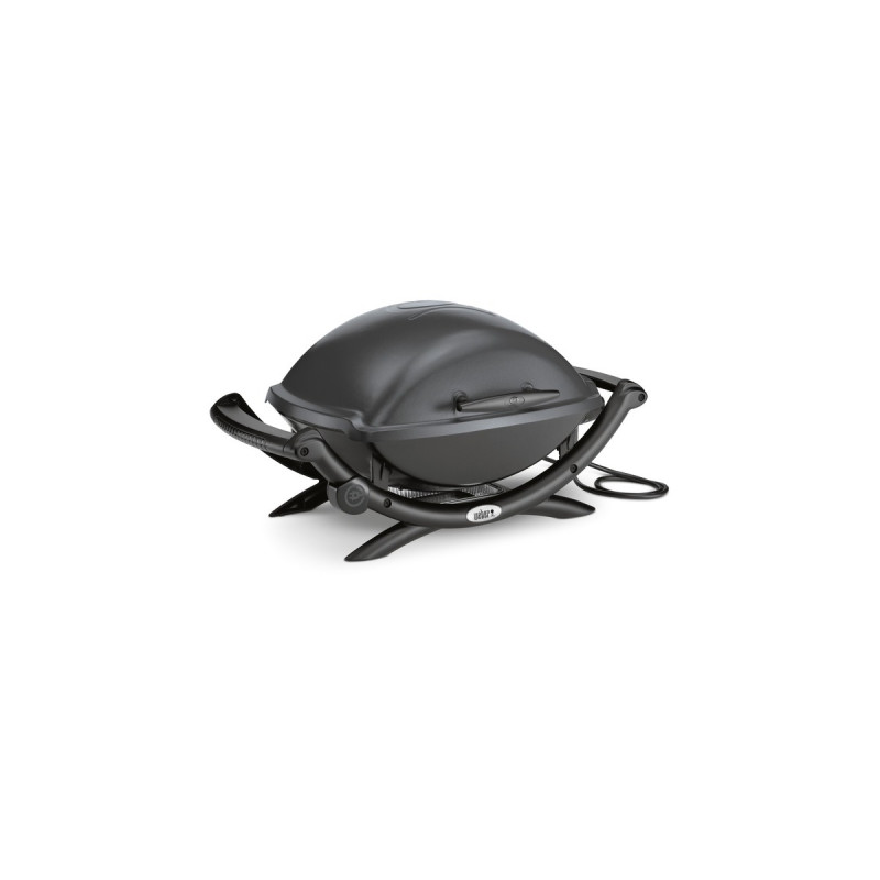 Weber Elektrogrill Q 2400, Dark Grey(schwarz, 2.200 Watt)