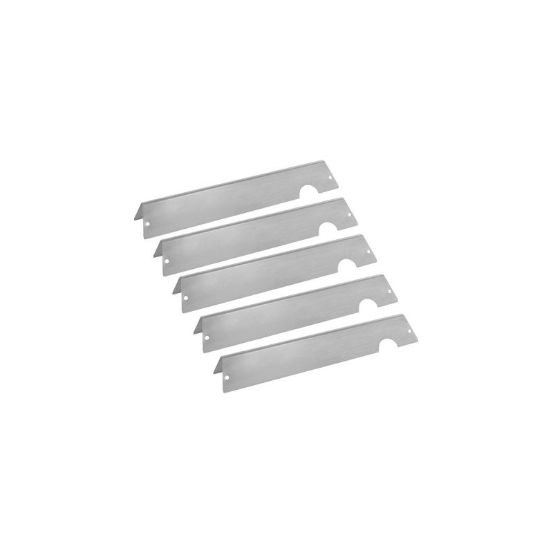 Weber Flavorizer Bars 66795, für GENESIS II 300-Serie ab 2017, Schiene(edelstahl, 5 Stück)