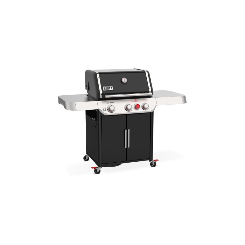 Weber Gasgrill Genesis E-325s(schwarz/edelstahl, mit CRAFTED Basis-Rahmen und Sear Zone)