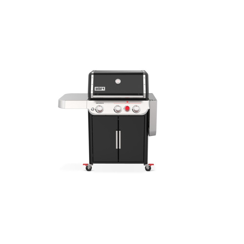 Weber Gasgrill Genesis E-325s(schwarz/edelstahl, mit CRAFTED Basis-Rahmen und Sear Zone)