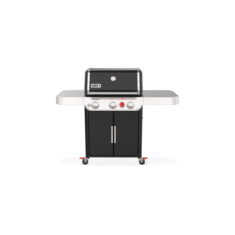 Weber Gasgrill Genesis E-325s(schwarz/edelstahl, mit CRAFTED Basis-Rahmen und Sear Zone)