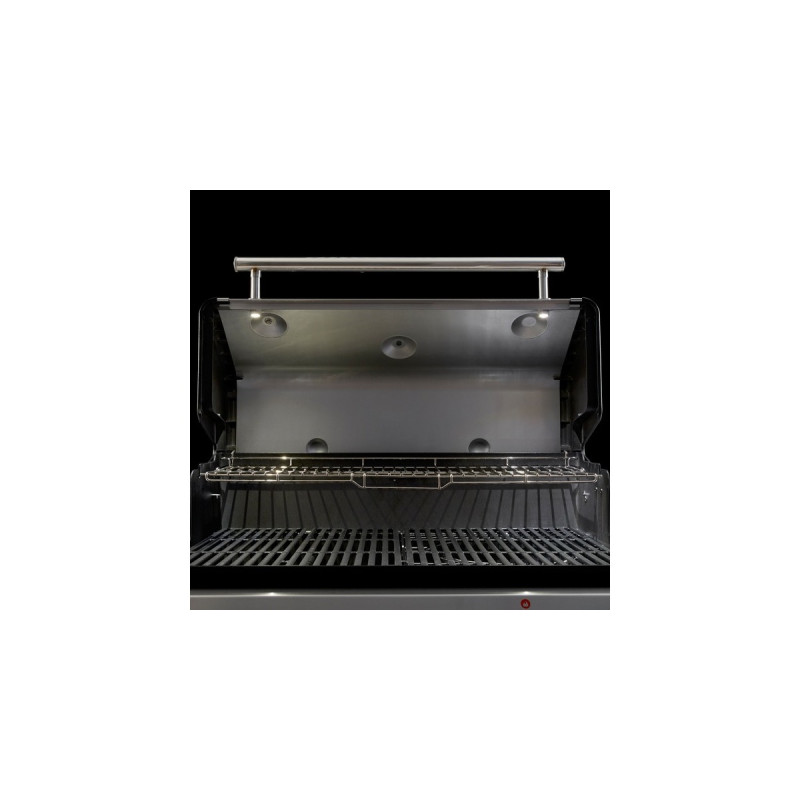 Weber Gasgrill Genesis E-335(schwarz/edelstahl, mit CRAFTED Basis-Rahmen und Sear Zone)