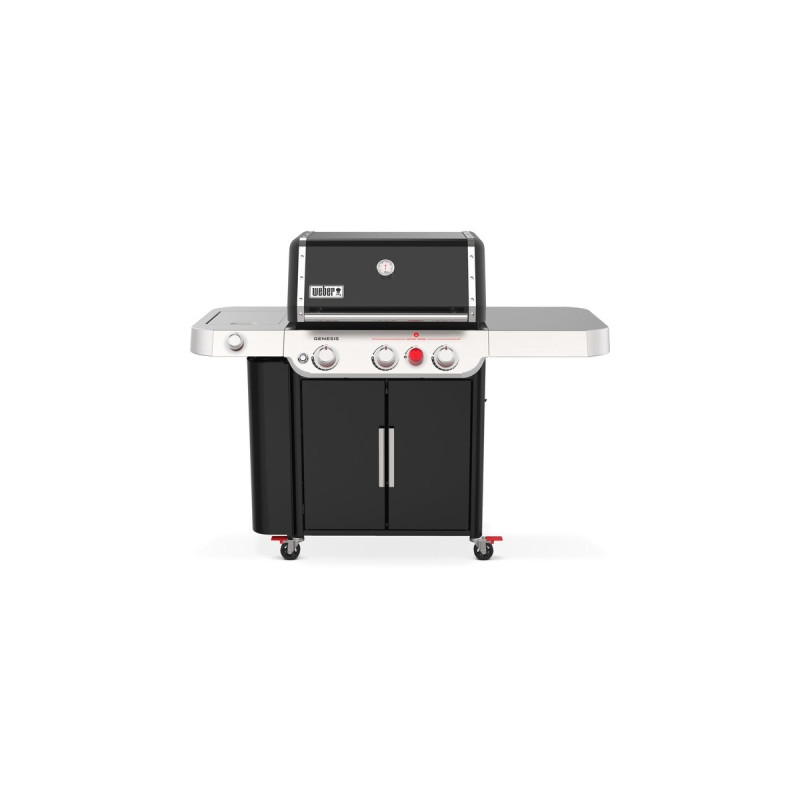 Weber Gasgrill Genesis E-335(schwarz/edelstahl, mit CRAFTED Basis-Rahmen und Sear Zone)