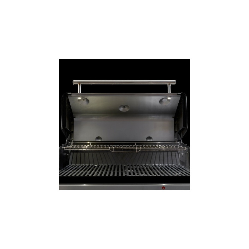 Weber Gasgrill Genesis E-425s(schwarz/edelstahl, mit CRAFTED Basis-Rahmen und Sear Zone)