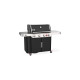 Weber Gasgrill Genesis E-435(schwarz/edelstahl, mit CRAFTED Basis-Rahmen und Sear Zone)