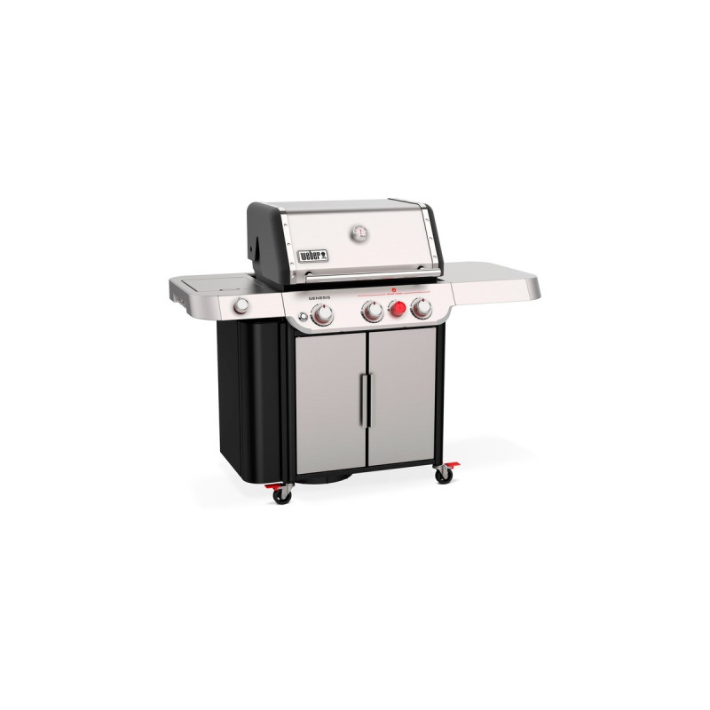 Weber Gasgrill Genesis S-335(edelstahl, mit CRAFTED Basis-Rahmen und Sear Zone)
