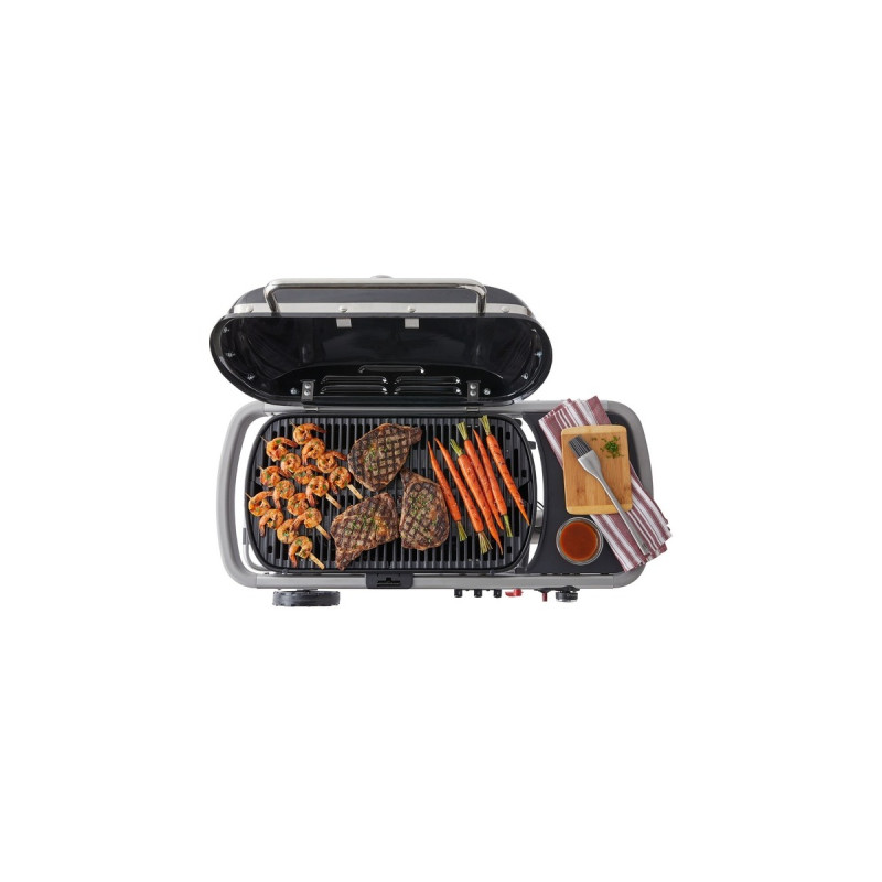 Weber Gasgrill Traveler Black(schwarz/silber, zusammenklappbar)