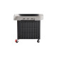 Weber Genesis EX-335 Smarter Gasgrill(schwarz/edelstahl, mit CRAFTED Basis-Rahmen und Sear Zone)