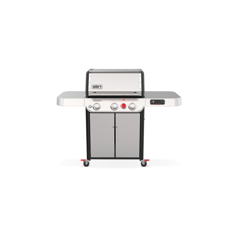 Weber Genesis SX-325s Smarter Gasgrill(edelstahl, mit CRAFTED Basis-Rahmen und Sear Zone)