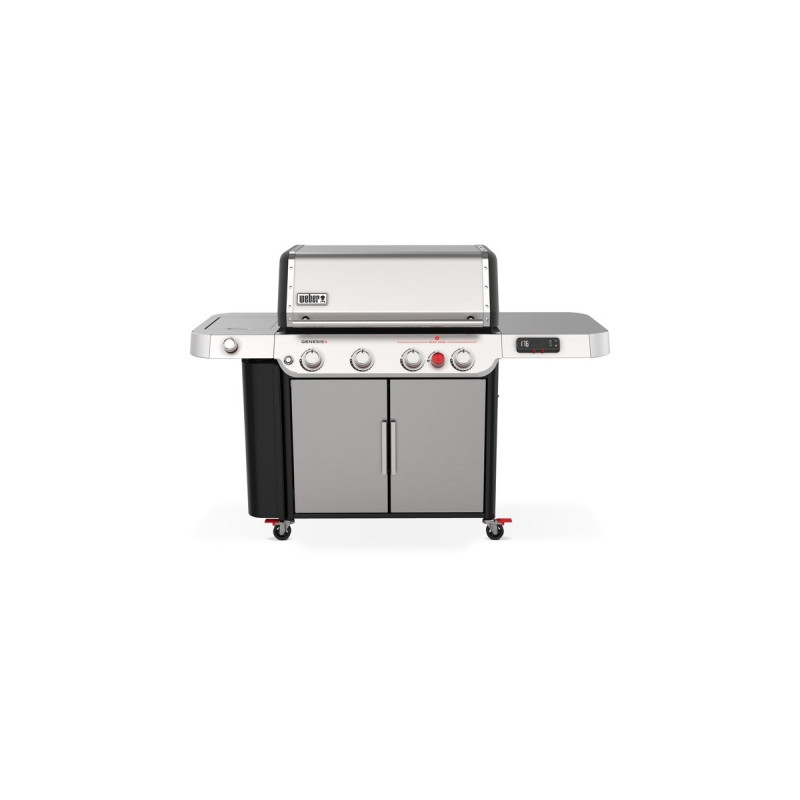 Weber Genesis SX-435 Smarter Gasgrill(edelstahl, mit CRAFTED Basis-Rahmen und Sear Zone)