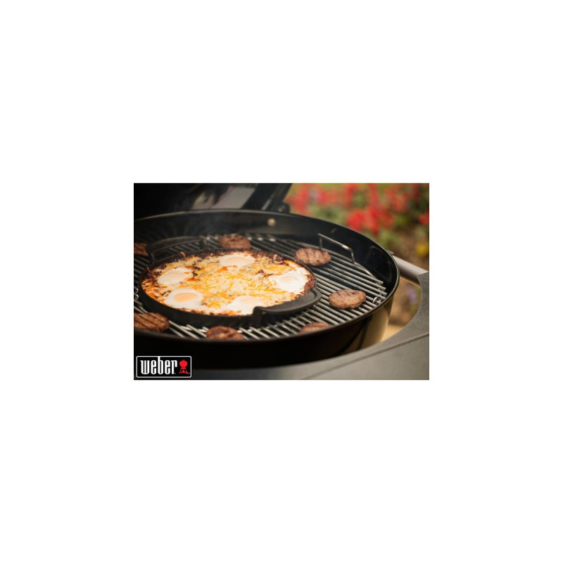 Weber Gourmet BBQ System Pfan­nen­ein­satz 7421, Grillplatte(schwarz)