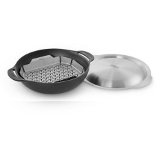 Weber Gourmet BBQ System Wok-Set 8856 mit Dünsteinsatz(anthrazit)