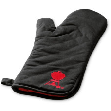 Weber Grillhandschuh 6472, schwarz mit rotem Kettle