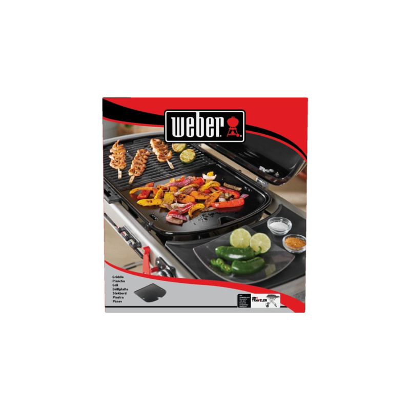 Weber Grillplatte 7034 für Traveler Gasgrill(anthrazit)