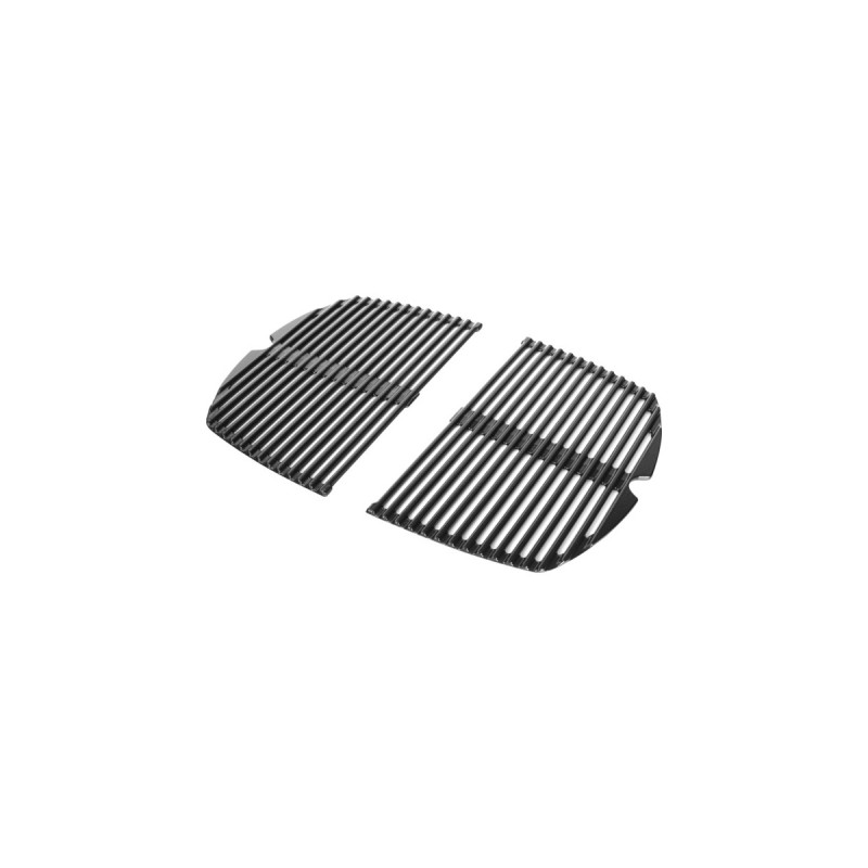 Weber Grillrost-Set 66647, für Q 240/ 2400 Serie(anthrazit, 2-teilig, Gusseisen)