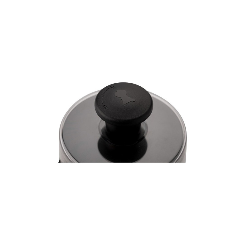 Weber Hamburgerpresse groß, 2-teilig(schwarz)