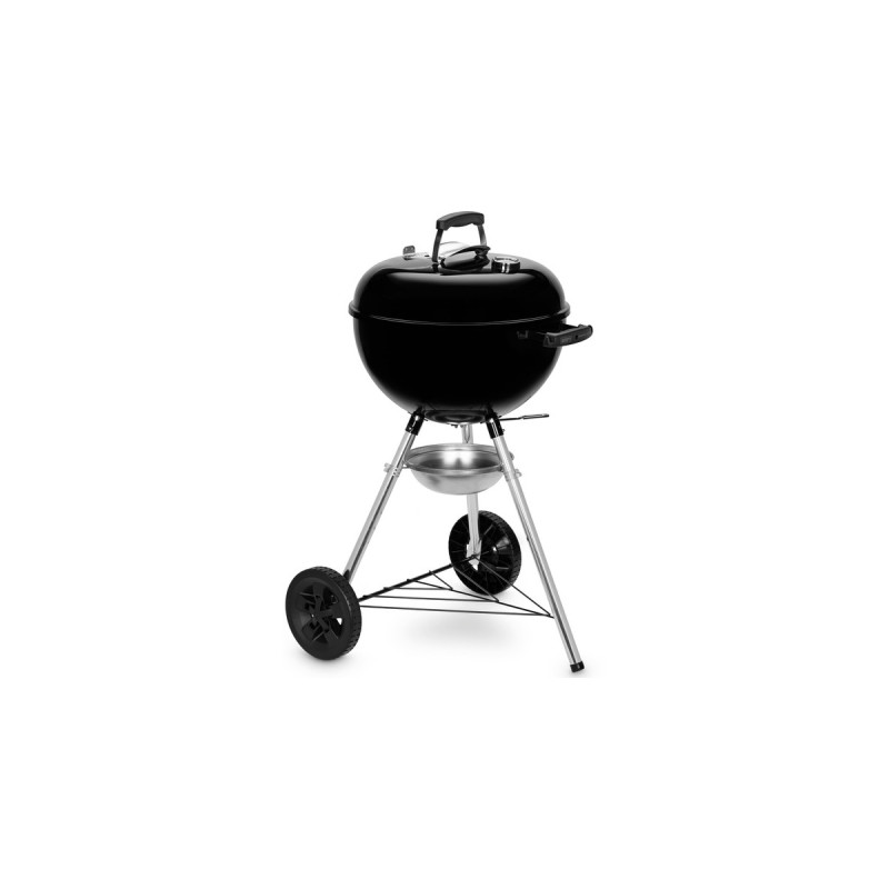Weber Holzkohlegrill Original Kettle E-4710(schwarz, Ø 47cm, inkl. Deckelthermometer)