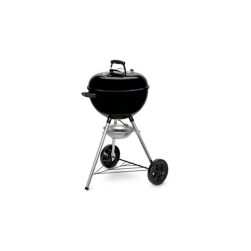Weber Holzkohlegrill Original Kettle E-4710(schwarz, Ø 47cm, inkl. Deckelthermometer)