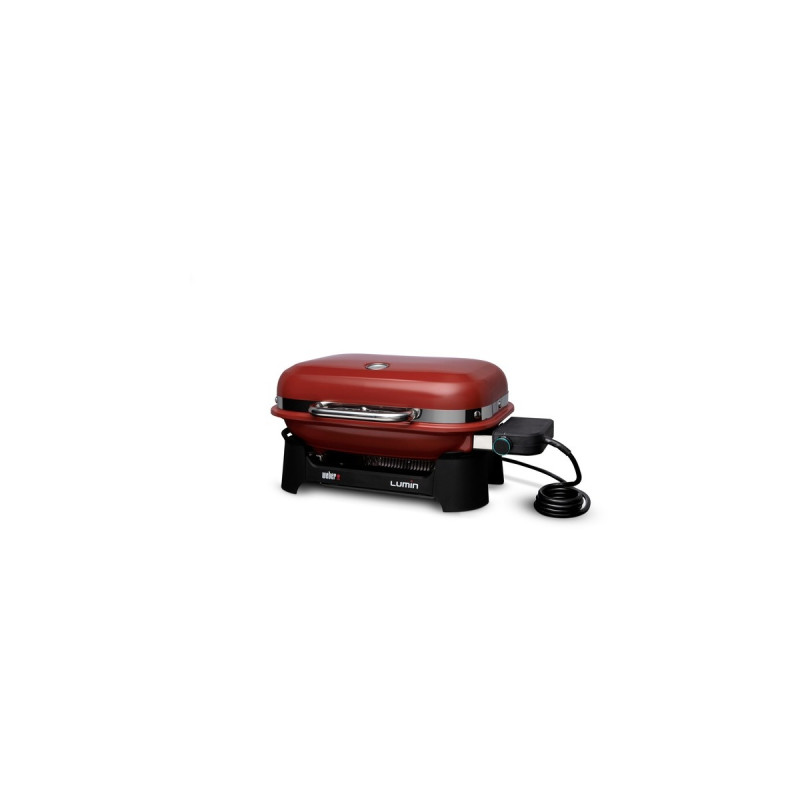 Weber Lumin Compact Elektrogrill(dunkelrot, 2.200 Watt)