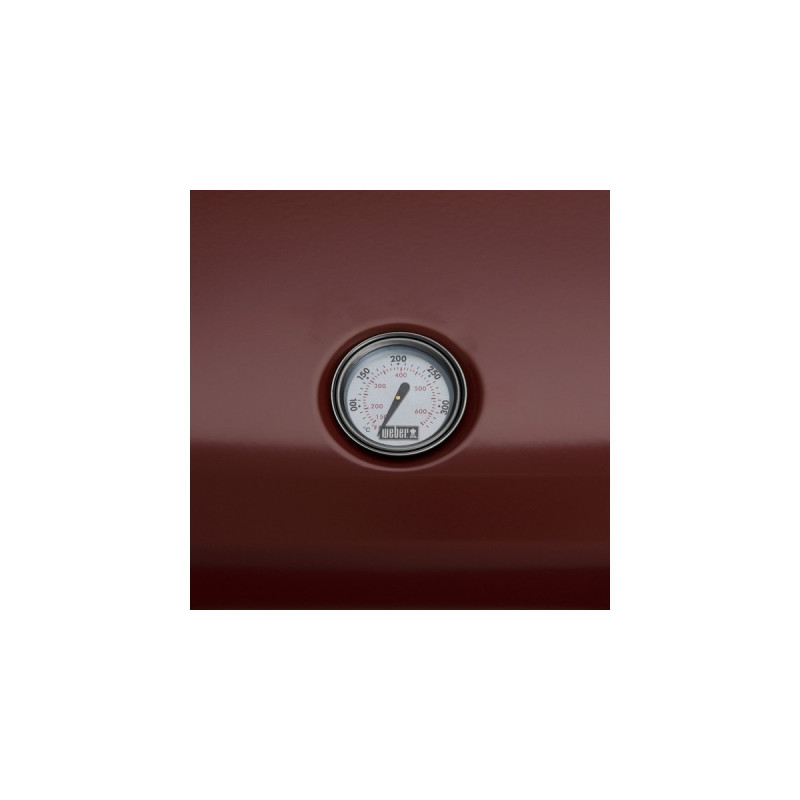 Weber Lumin Compact Elektrogrill(dunkelrot, 2.200 Watt)