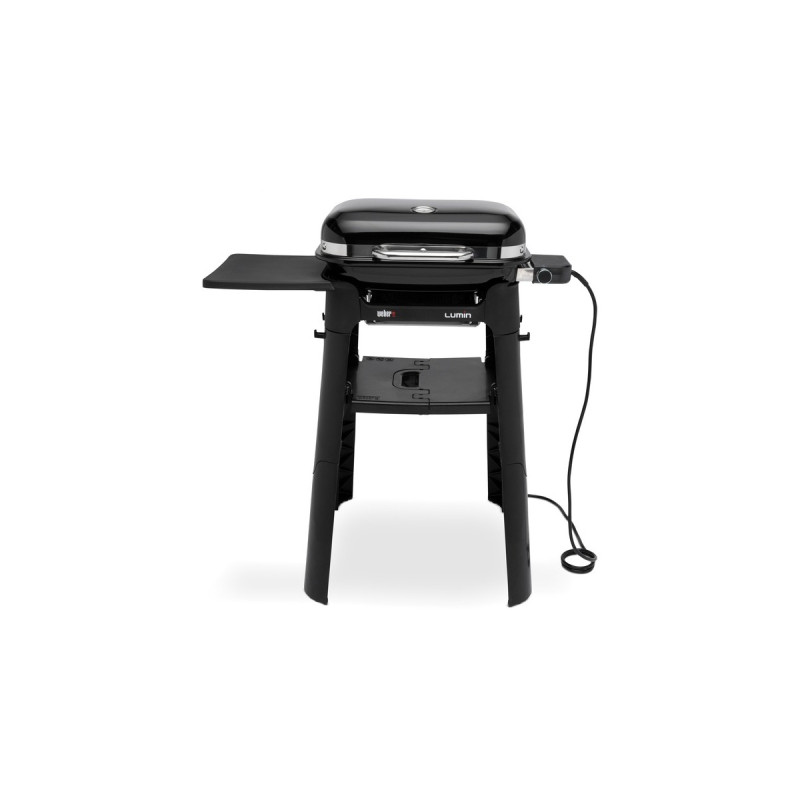 Weber Lumin Compact Elektrogrill mit Stand(schwarz, 2.200 Watt)
