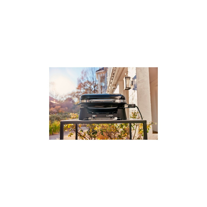 Weber Lumin Elektrogrill(schwarz, 2.200 Watt)