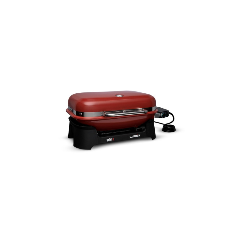 Weber Lumin Elektrogrill(dunkelrot, 2.200 Watt)