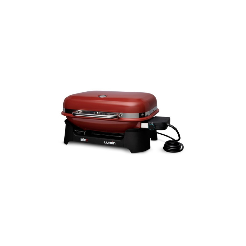 Weber Lumin Elektrogrill(dunkelrot, 2.200 Watt)
