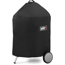 Weber Premium Abdeckhaube 7186, Schutzhaube(schwarz, Für Master-Touch Premium Holzkohlegrills)