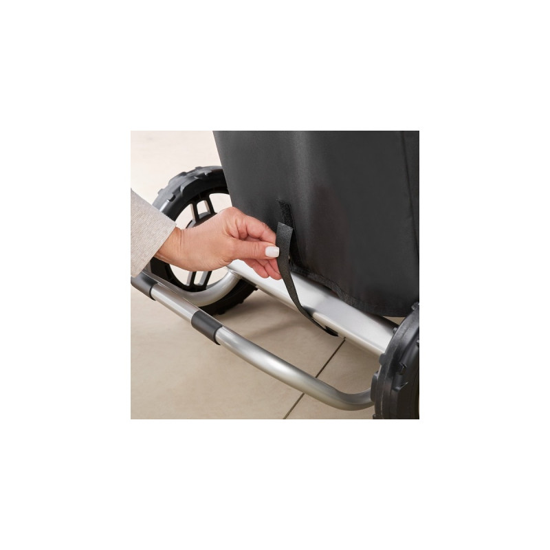 Weber Premium Abdeckhaube Traveler, Schutzhaube(schwarz, für Weber Traveler Gasgrill)