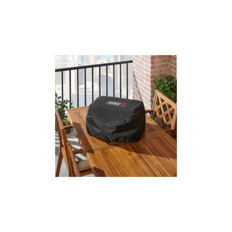 Weber Premium Abdeckhaube für Lumin Serie ohne Stand, Schutzhaube(schwarz, für Lumin und Lumin Compact)