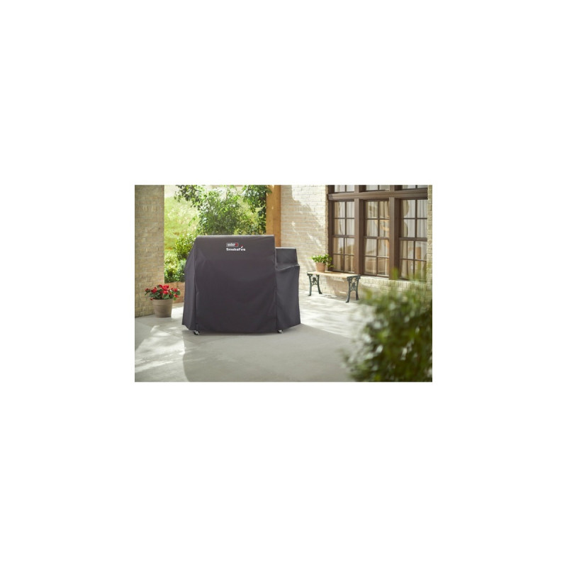 Weber Premium Haube, Schutzhaube(grau, Weber SmokeFire EX6 Holzpellet-Grill)