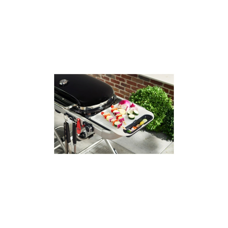 Weber Schneidebrett mit Auffangbehälter(grau/schwarz)