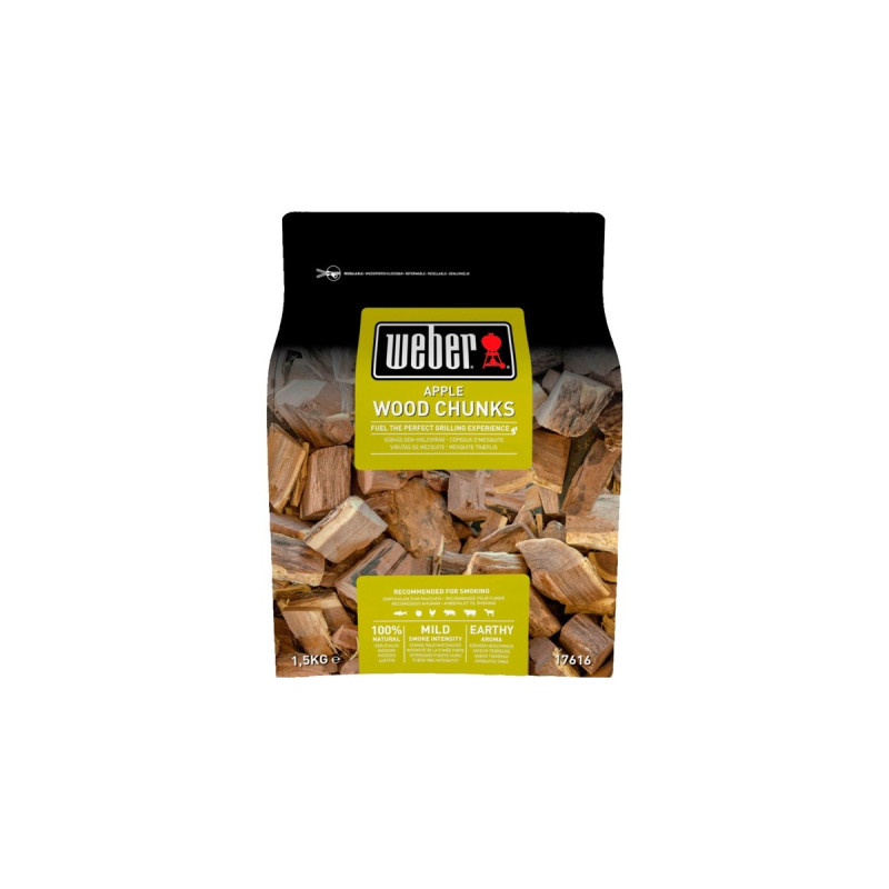 Weber Wood Chunks Apfelholz 17616, Räucherchips(1,5kg)