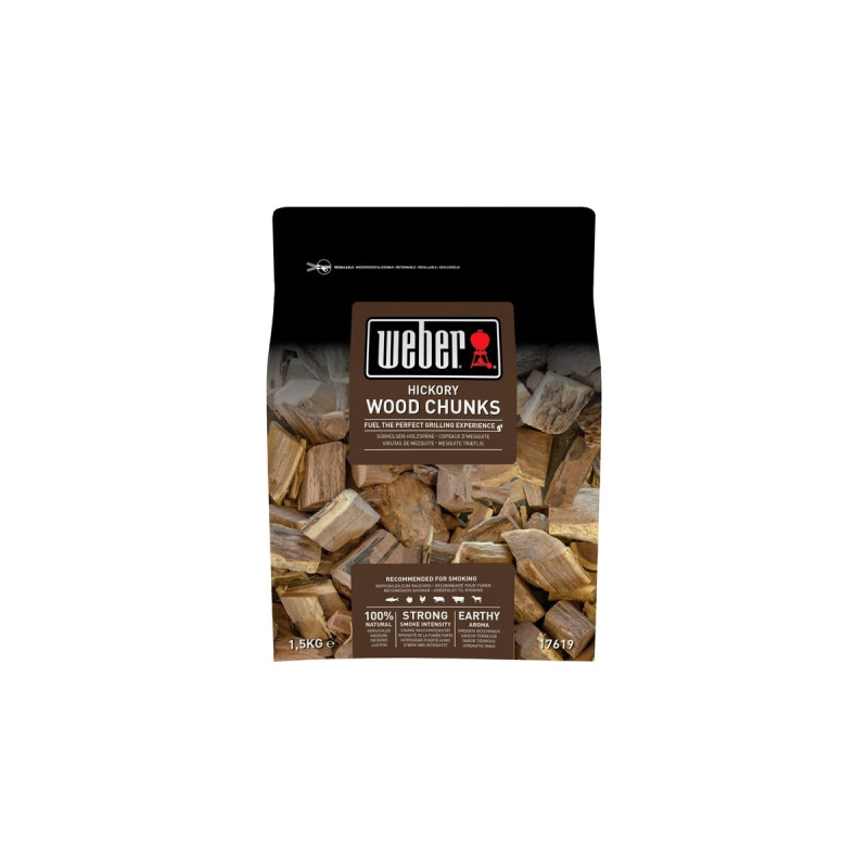 Weber Wood Chunks Hickory 17619, Räucherchips(1,5kg)
