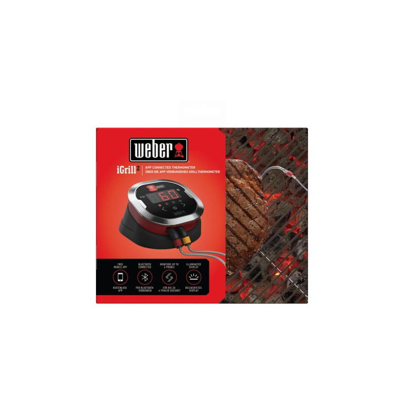 Weber iGrill 2 mit zwei Messfühlern 7221, Thermometer