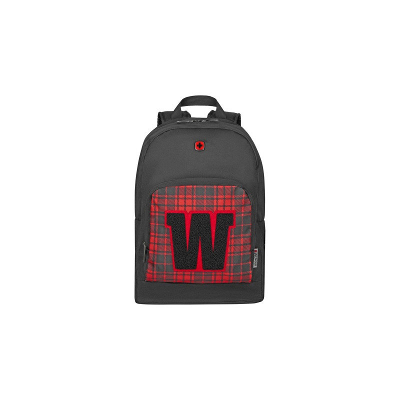 Wenger Crango, Rucksack(schwarz/dunkelrot, bis 40,6 cm (16