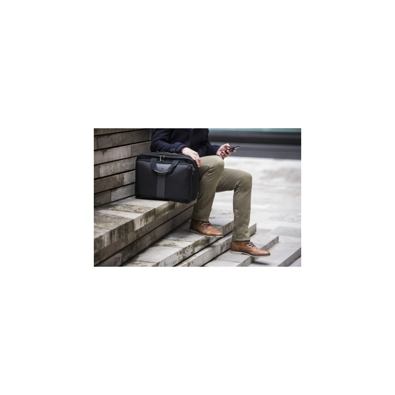 Wenger Legacy 16 Double-Gusset, Notebooktasche(schwarz, bis 40,6 cm (16
