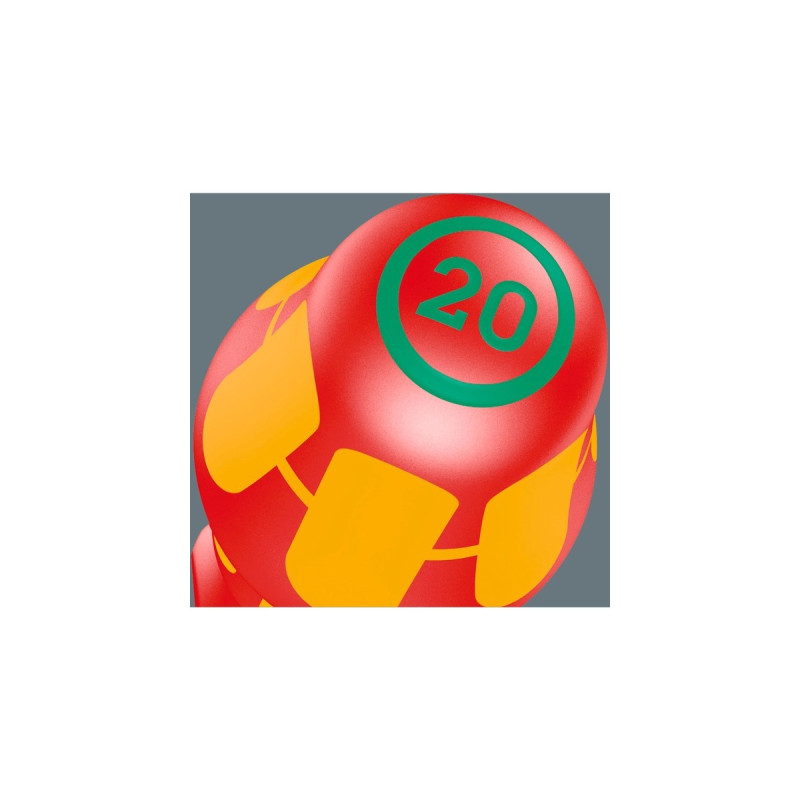 Wera 167 i/6 Schraubendrehersatz Kraftform Plus Serie 100, VDE(rot/gelb, 6-teilig, Black Point Spitze)