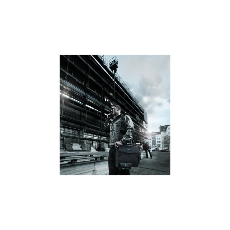 Wera 2go 2 Werkzeug-Container, Tasche(schwarz, mit Tragegriff und Schultergurt)