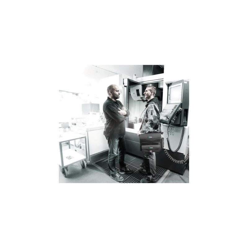 Wera 2go 2 Werkzeug-Container, Tasche(schwarz, mit Tragegriff und Schultergurt)