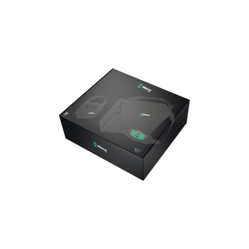 Wera 2go 2 Werkzeug-Container, Tasche(schwarz, mit Tragegriff und Schultergurt)