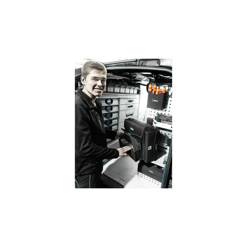 Wera 2go 3 Werkzeugbox(schwarz, mit Tragegriff)