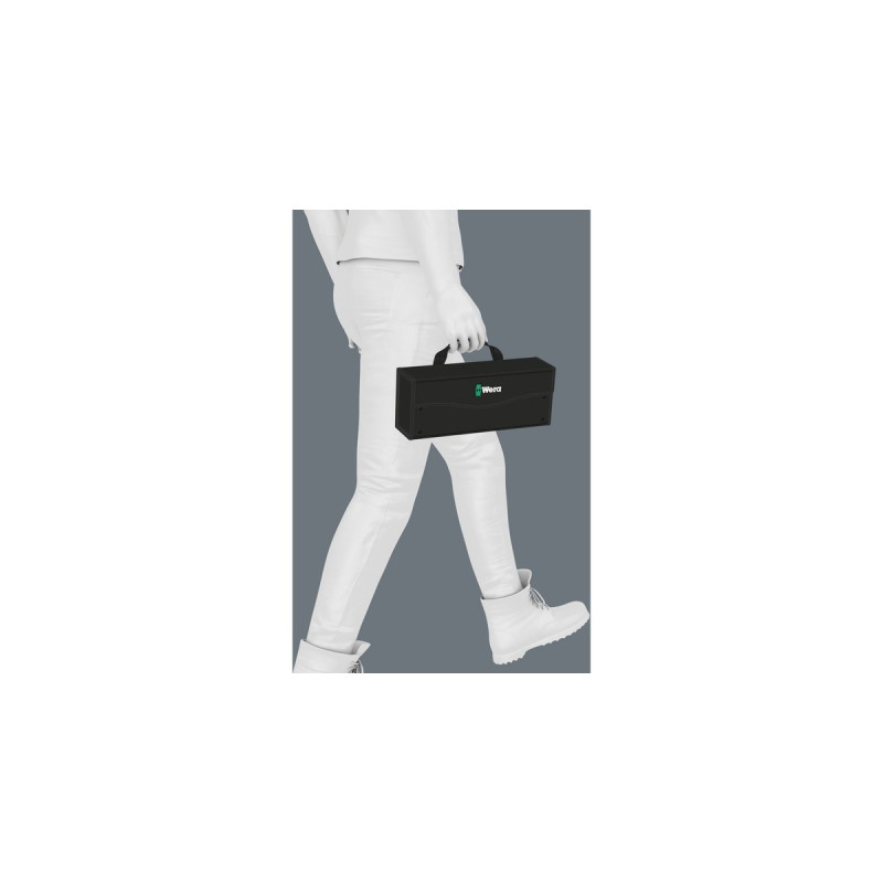 Wera 2go 3 Werkzeugbox(schwarz, mit Tragegriff)