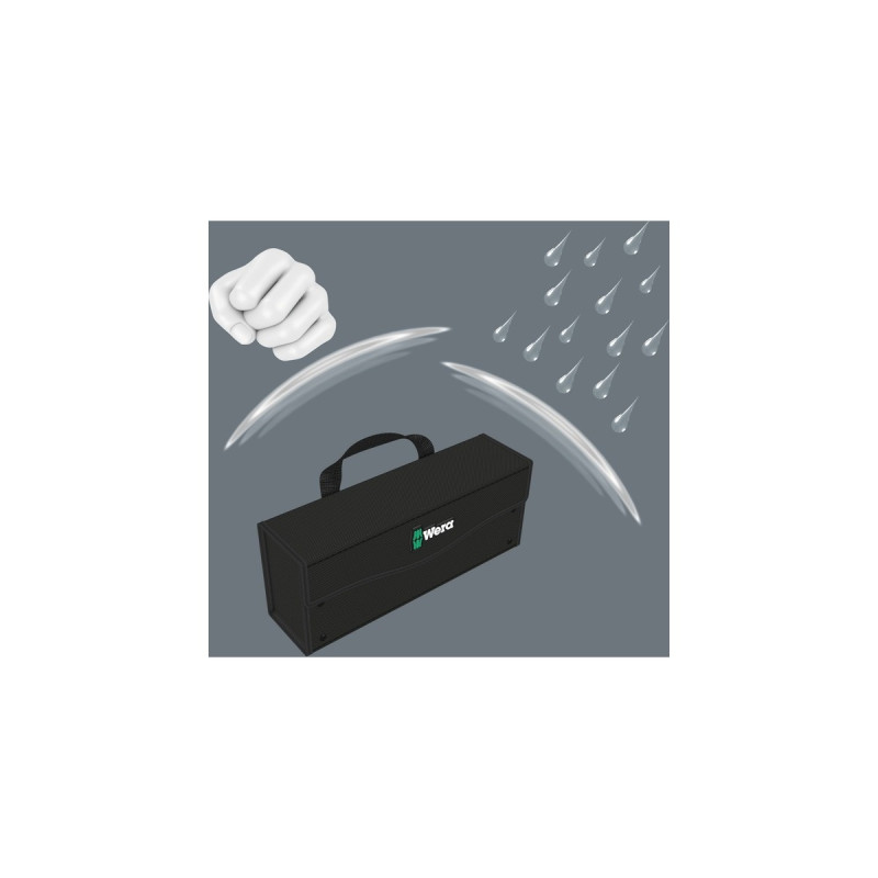 Wera 2go 3 Werkzeugbox(schwarz, mit Tragegriff)